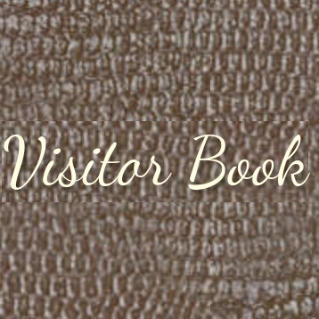 visitor book front cover